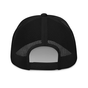 Structured Mesh-Back Cap with Six Words