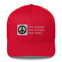 将图片加载到图库查看器，Structured, Mesh-Back Cap with Box Logo and Peace Symbol
