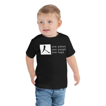 Load image into Gallery viewer, Toddler Short Sleeve Tee with Box Logo and Tagline

