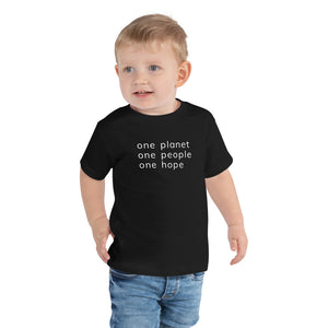 Toddler Short Sleeve Tee with Six Words