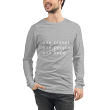 Charger l&#39;image dans la galerie, Unisex Long Sleeve Tee with Six Words

