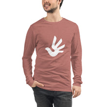 Load image into Gallery viewer, Unisex Long Sleeve Tee with Human Rights Symbol
