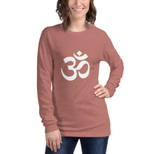 Load image into Gallery viewer, Unisex Long Sleeve Tee with Om Symbol
