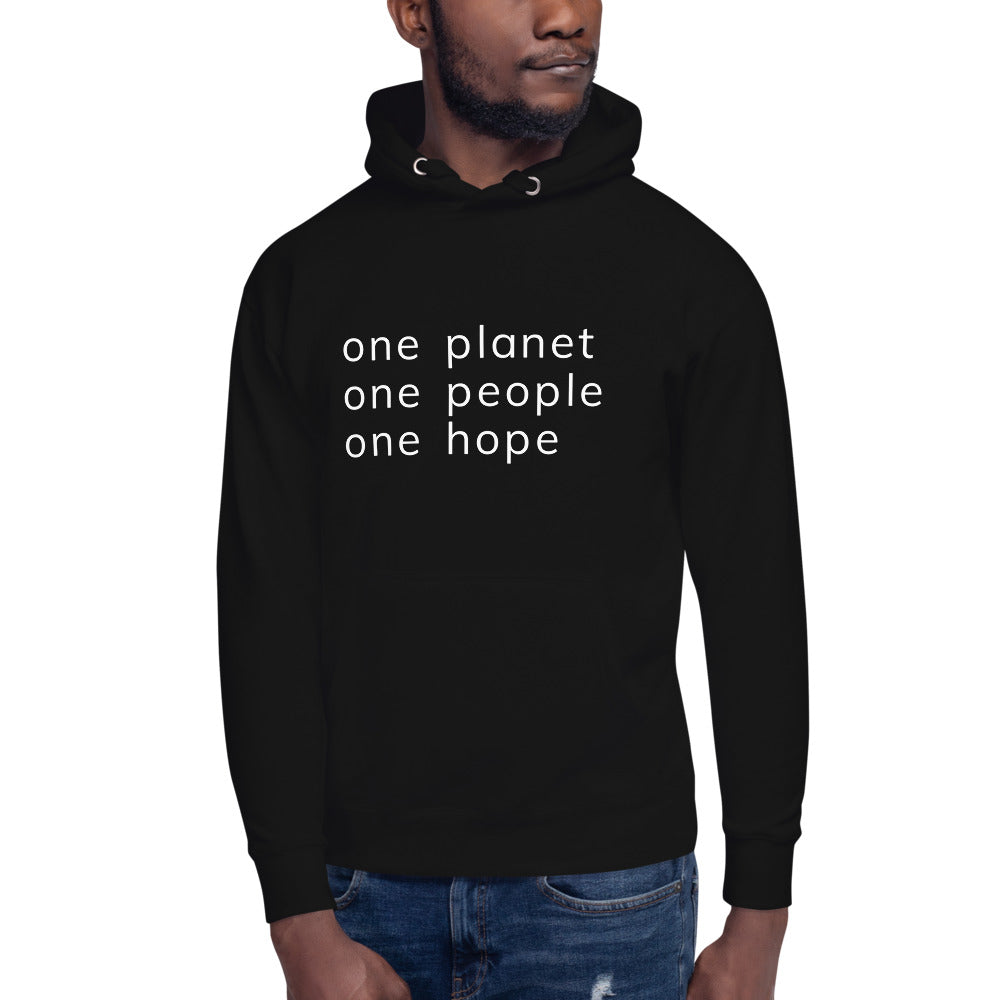 Unisex Hoodie with Six Words