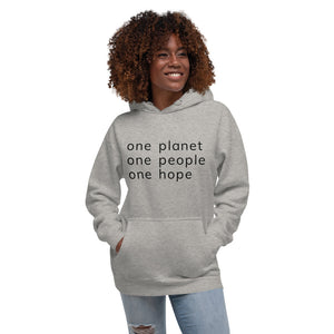 Unisex Hoodie with Six Words