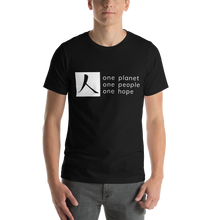 Load image into Gallery viewer, Short-Sleeve T-Shirt with Box Logo and Tagline
