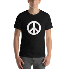Charger l&#39;image dans la galerie, Short-Sleeve T-Shirt with Peace Symbol
