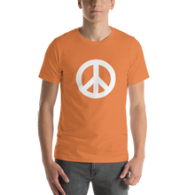 Load image into Gallery viewer, Short-Sleeve T-Shirt with Peace Symbol
