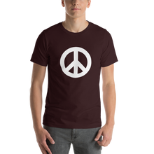 Charger l&#39;image dans la galerie, Short-Sleeve T-Shirt with Peace Symbol
