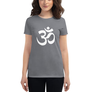 Women's short sleeve T-shirt with Om Symbol