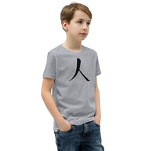 将图片加载到图库查看器，Youth Short Sleeve T-Shirt with Black Humankind Symbol

