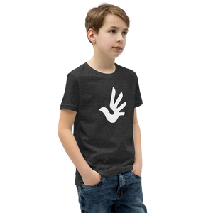 Youth Short Sleeve T-Shirt with Human Rights Symbol