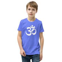 将图片加载到图库查看器，Youth Short Sleeve T-Shirt with Om Symbol
