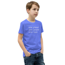 Load image into Gallery viewer, Youth Short Sleeve T-Shirt with Six Words
