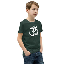 Charger l&#39;image dans la galerie, Youth Short Sleeve T-Shirt with Om Symbol
