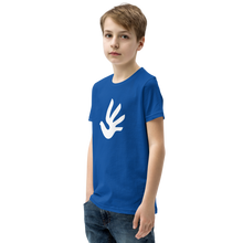 Load image into Gallery viewer, Youth Short Sleeve T-Shirt with Human Rights Symbol
